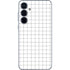 White Grid Galaxy A35 5G Skin